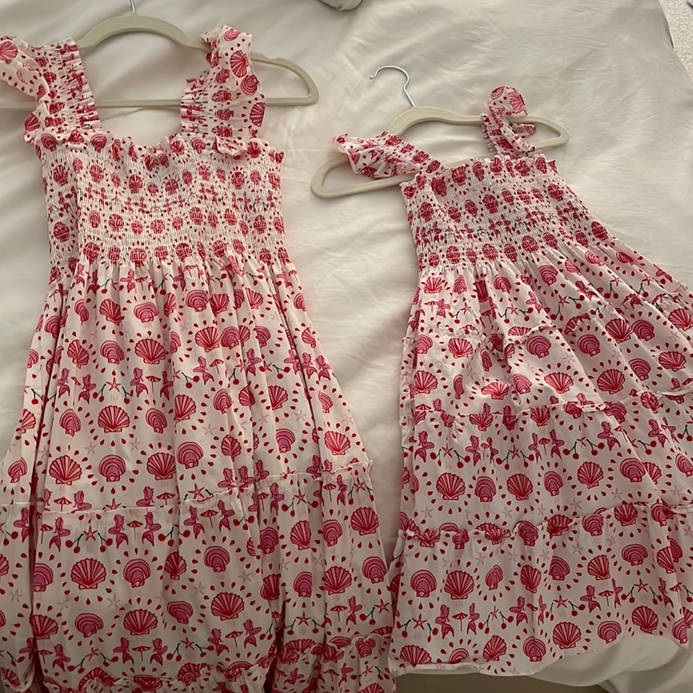 Hill House matching map dresses for mom and daughter - Picture 1 of 1